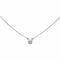 Collier Collier Solitaire Or blanc Diamant 58 Facettes 4836933CN