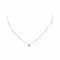 Collier Collier Solitaire Or blanc Diamant 58 Facettes 4836933CN