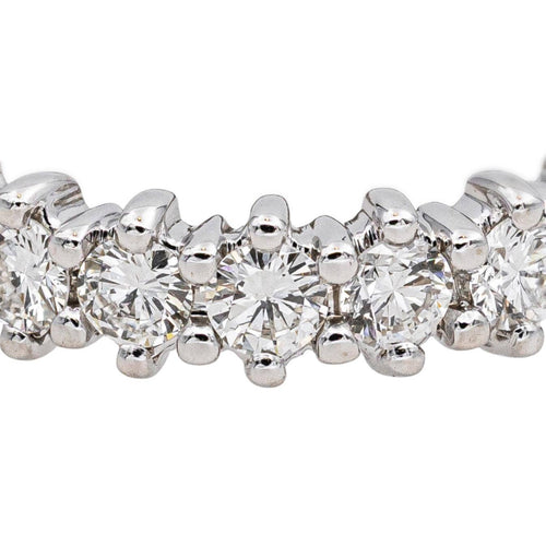 Bague 55 Alliance américaine - Bague en or blanc 18 carats et diamants 58 Facettes 4836934CN