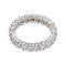 Bague 55 Alliance américaine - Bague en or blanc 18 carats et diamants 58 Facettes 4836934CN
