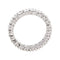 Bague 55 Alliance américaine - Bague en or blanc 18 carats et diamants 58 Facettes 4836934CN