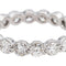 Bague 54 Bague alliance américaine en platine 950 et diamants 58 Facettes 4836936CN