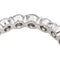 Bague 54 Bague alliance américaine en platine 950 et diamants 58 Facettes 4836936CN