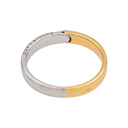 Bague 57 Guy Laroche - Bague en or jaune et or blanc 18 carats 58 Facettes 4839853CN