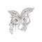 Broche Broche géométrique en or blanc 18 carats et diamants 58 Facettes 4839857CN