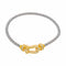 Bracelet Fred Force 10 - Bracelet moyen modèle en or jaune et diamants 58 Facettes 4848272RV