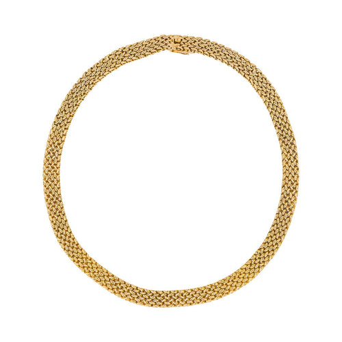 Collier Collier en or rose 18 carats 58 Facettes 4856983CN