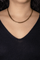 Collier Collier maille anglaise en or jaune 18 carats 58 Facettes 4858830CN