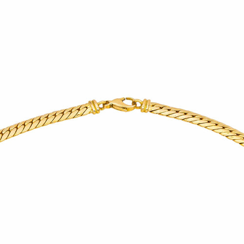 Collier Collier maille anglaise en or jaune 18 carats 58 Facettes 4858830CN