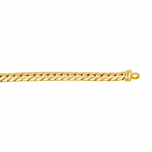 Collier Collier maille anglaise en or jaune 18 carats 58 Facettes 4858830CN