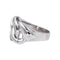 Bague 53 Bague en or blanc 18 carats sertie de diamants 58 Facettes 4867492RV