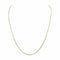 Collier Collier maille forçat en or jaune 18 carats 58 Facettes 4870191CN