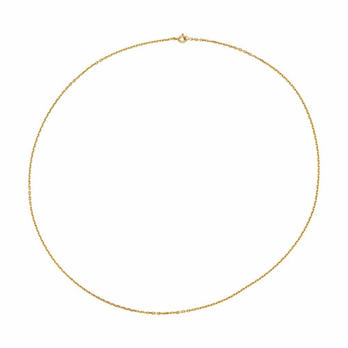 Collier Collier maille forçat en or jaune 18 carats 58 Facettes 4870191CN