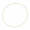 Collier Collier maille forçat en or jaune 18 carats 58 Facettes 4870191CN