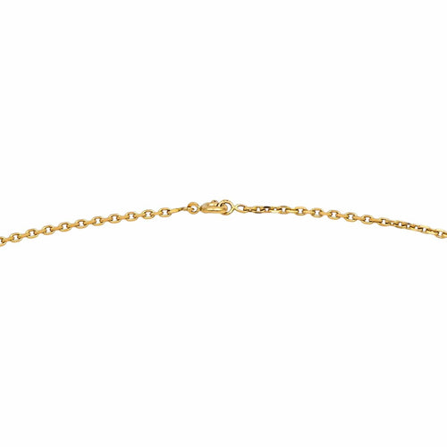 Collier Collier maille forçat en or jaune 18 carats 58 Facettes 4870191CN