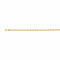 Collier Collier maille forçat en or jaune 18 carats 58 Facettes 4870191CN