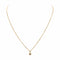 Collier Collier maille gourmette en or rose 18 carats et diamant 58 Facettes 4870193CN