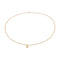 Collier Collier maille gourmette en or rose 18 carats et diamant 58 Facettes 4870193CN
