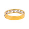 Bague 51 Bague en or jaune et or blanc 18 carats avec diamants 58 Facettes 4870284CN