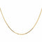 Collier Collier chaîne maille forçat en or jaune 18 carats 58 Facettes 4878393CN