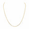 Collier Collier chaîne maille forçat en or jaune 18 carats 58 Facettes 4878393CN