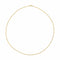 Collier Collier chaîne maille forçat en or jaune 18 carats 58 Facettes 4878393CN
