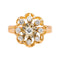 Bague 62 Bague en or rose et or blanc 18 carats sertie de diamants 58 Facettes 4878418CN