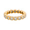 Bague 53 Alliance américaine - Bague en or rose 18 carats et diamants 58 Facettes 4878499CN