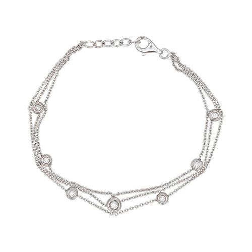 Bracelet Bracelet Or blanc Diamant 58 Facettes 4881680RV