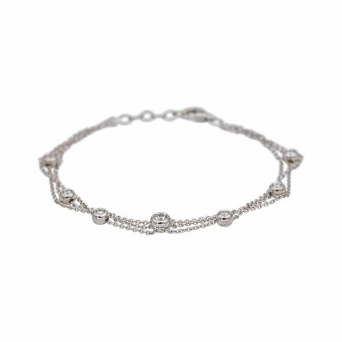 Bracelet Bracelet Or blanc Diamant 58 Facettes 4881680RV
