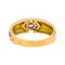 Bague 55 Bague solitaire en or jaune 18 carats avec diamant taille brillant 58 Facettes 4890728CN