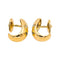 Boucles d'oreilles Boucles d'oreilles demi-créoles en or jaune 18 carats, diamants et saphirs 58 Facettes 4890759CN