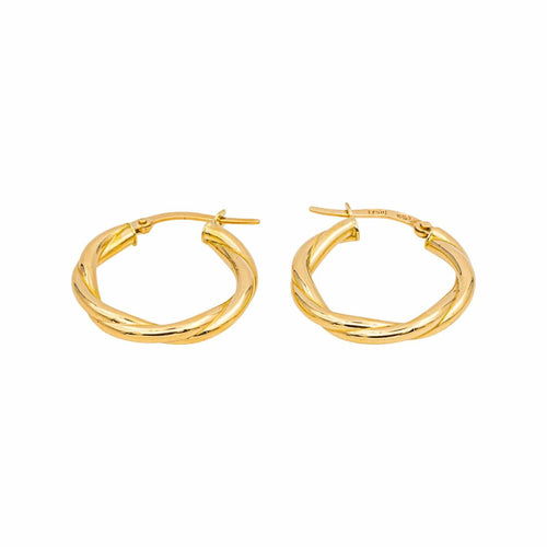 Boucles d'oreilles Créoles - Boucles d’oreilles en or jaune 18 carats 58 Facettes 4890807CN
