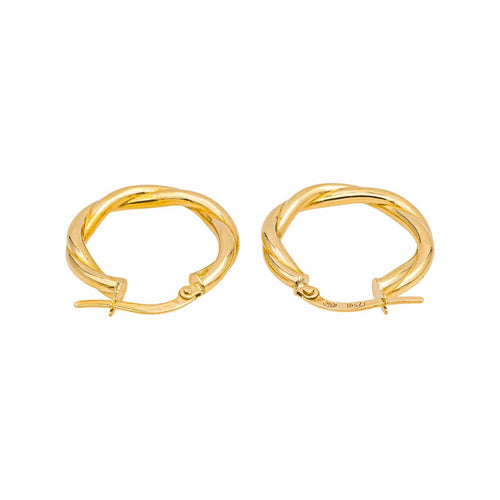 Boucles d'oreilles Créoles - Boucles d’oreilles en or jaune 18 carats 58 Facettes 4890807CN