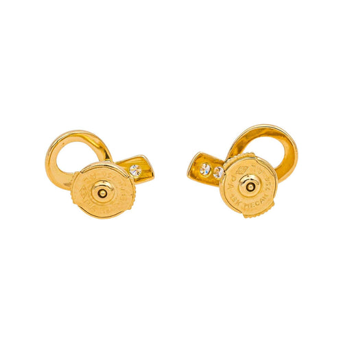 Boucles d'oreilles Boucles d’oreilles puces en or jaune 18 carats et diamants 58 Facettes 4890808CN