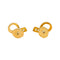 Boucles d'oreilles Boucles d’oreilles puces en or jaune 18 carats et diamants 58 Facettes 4890808CN