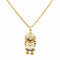 Collier Fred - Collier pendentif Indienne en or jaune et diamants 58 Facettes 4891396CN