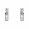 Boucles d'oreilles Créoles - Boucles d’oreilles en or blanc 18 carats et diamants 58 Facettes 4893168CN