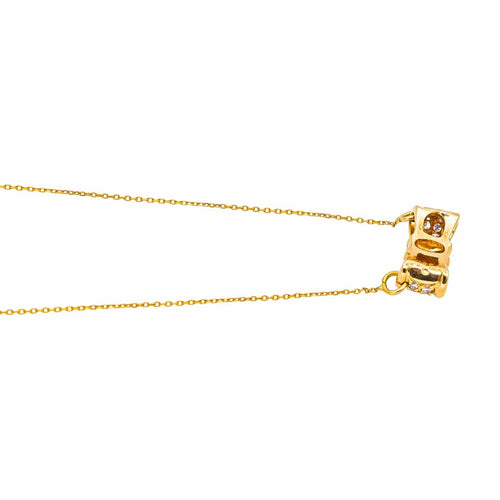Collier Collier Or jaune Emeraude, Diamant 58 Facettes 4895057RV