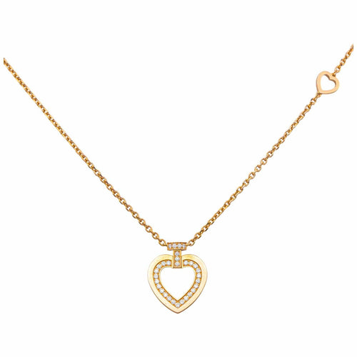 Collier Fred Pretty Woman - Collier Love en or rose et diamants 58 Facettes 4895830RV