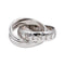 Bague 48 Cartier Trinity - Bague en or blanc 18 carats 58 Facettes 4897936RV