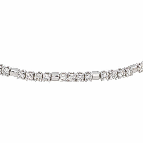 Bracelet Bracelet tennis en or blanc 18 carats serti de diamants 58 Facettes 4901431CN