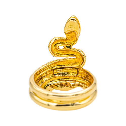 Bague 52 Zolotas Heritage - Bague en or jaune 18 carats 58 Facettes 4908647RV
