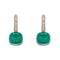 Boucles d'oreilles Pomellato Nudo - Boucles d'oreilles en or rose et blanc topazes et diamants 58 Facettes 4909528CN
