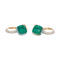 Boucles d'oreilles Pomellato Nudo - Boucles d'oreilles en or rose et blanc topazes et diamants 58 Facettes 4909528CN