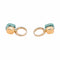 Boucles d'oreilles Pomellato Nudo - Boucles d'oreilles en or rose et blanc topazes et diamants 58 Facettes 4909528CN