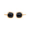 Boucles d'oreilles Boucles d’oreilles dormeuses en or rose 18 carats et onyx 58 Facettes 4911336RV