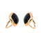 Boucles d'oreilles Boucles d’oreilles dormeuses en or rose 18 carats et onyx 58 Facettes 4911336RV