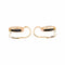 Boucles d'oreilles Boucles d’oreilles dormeuses en or rose 18 carats et onyx 58 Facettes 4911336RV