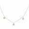 Collier Messika My Twin Trio - Collier en or blanc 18 carats et diamants 58 Facettes 4914822RV
